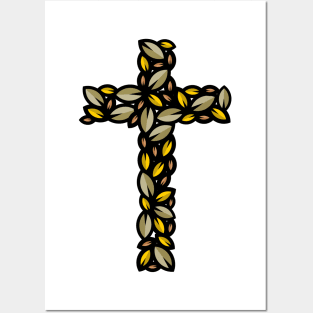The cross is a symbol of the crucifixion of the Son of God for the sins of mankind. Posters and Art